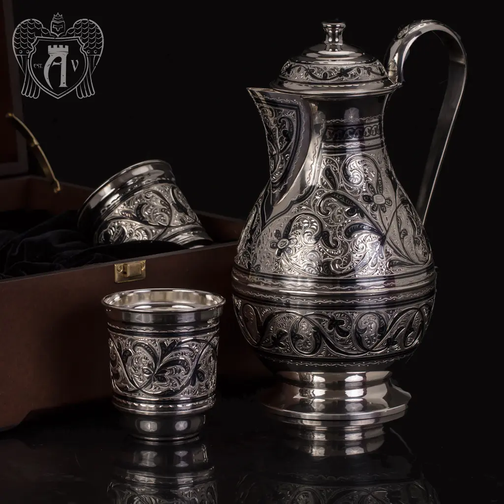 Серебряный сервиз «Кавказ» 925 пробы - фото 3