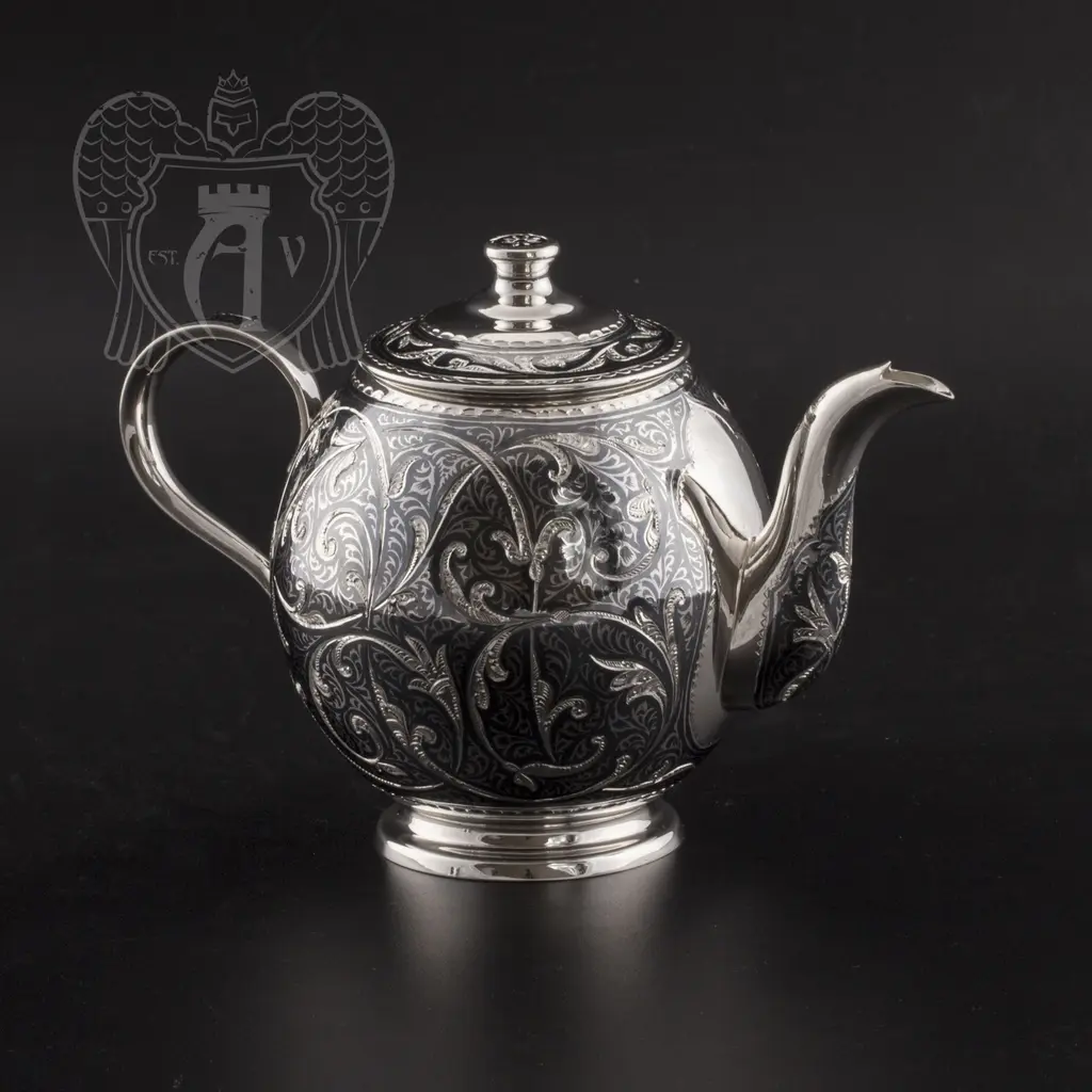 Набор чайный серебряный «Лукреция» - фото 4