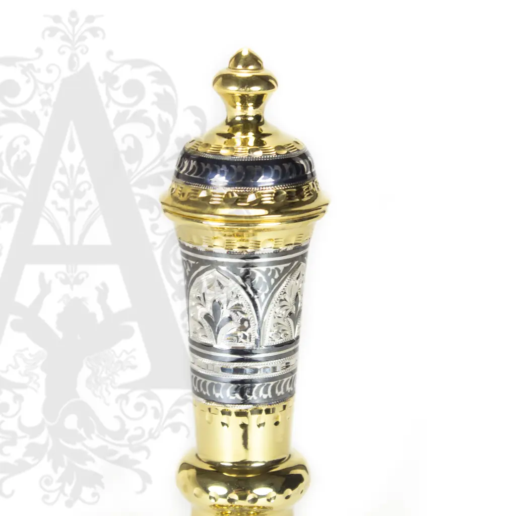 Серебряный сервиз «Шах» с позолотой - фото 5