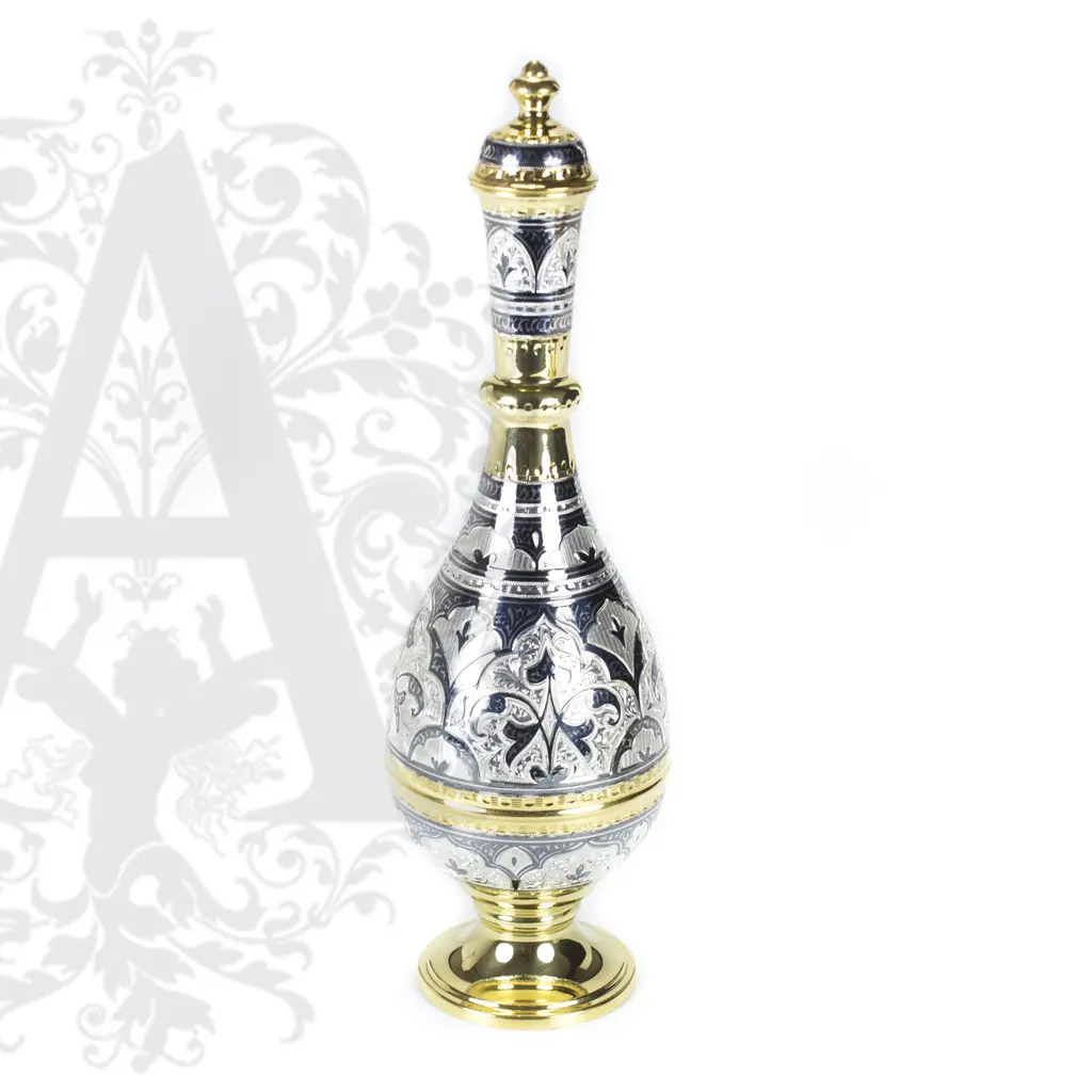 Серебряный сервиз «Шах» с позолотой - фото 3