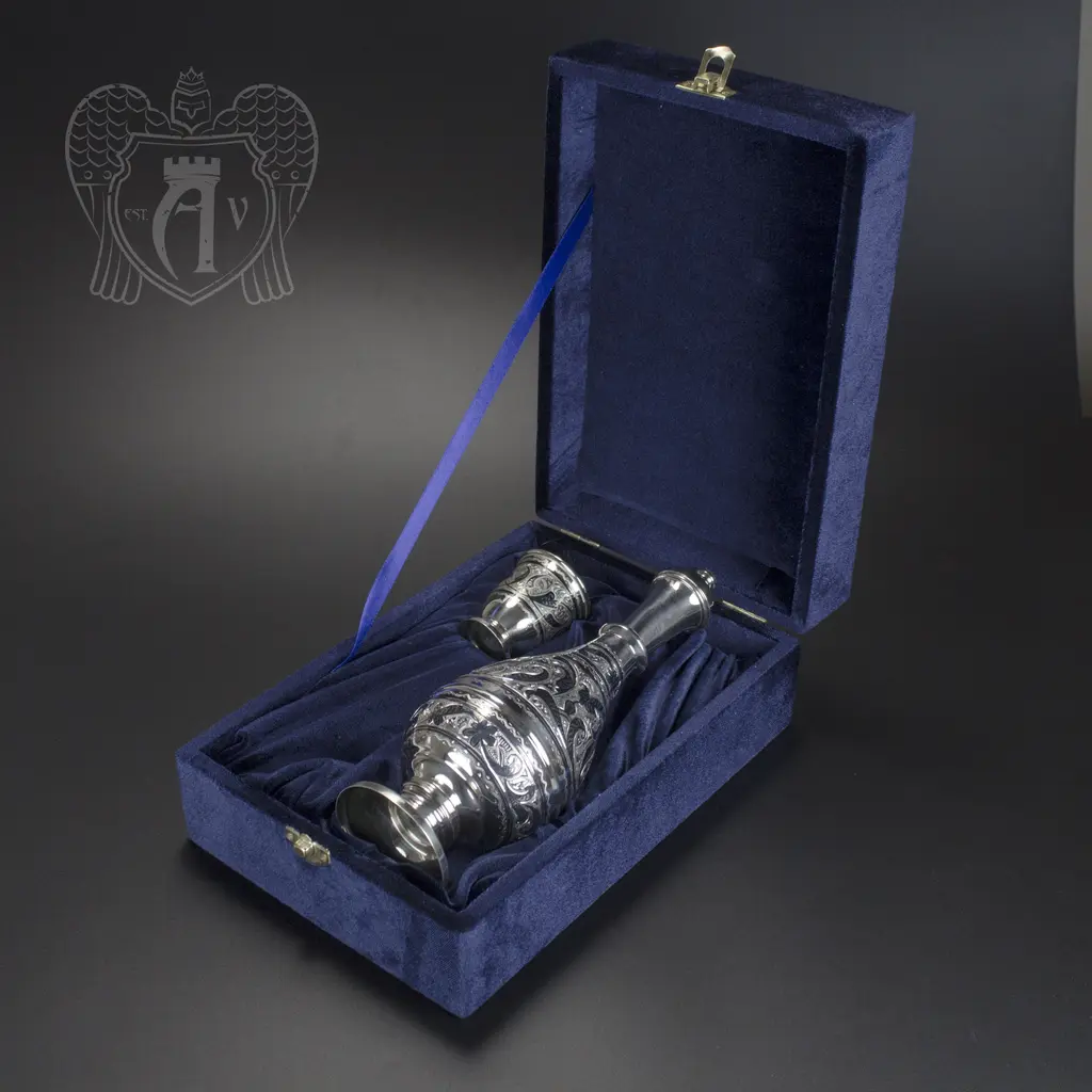 Серебряный водочный набор « Соло» - фото 2