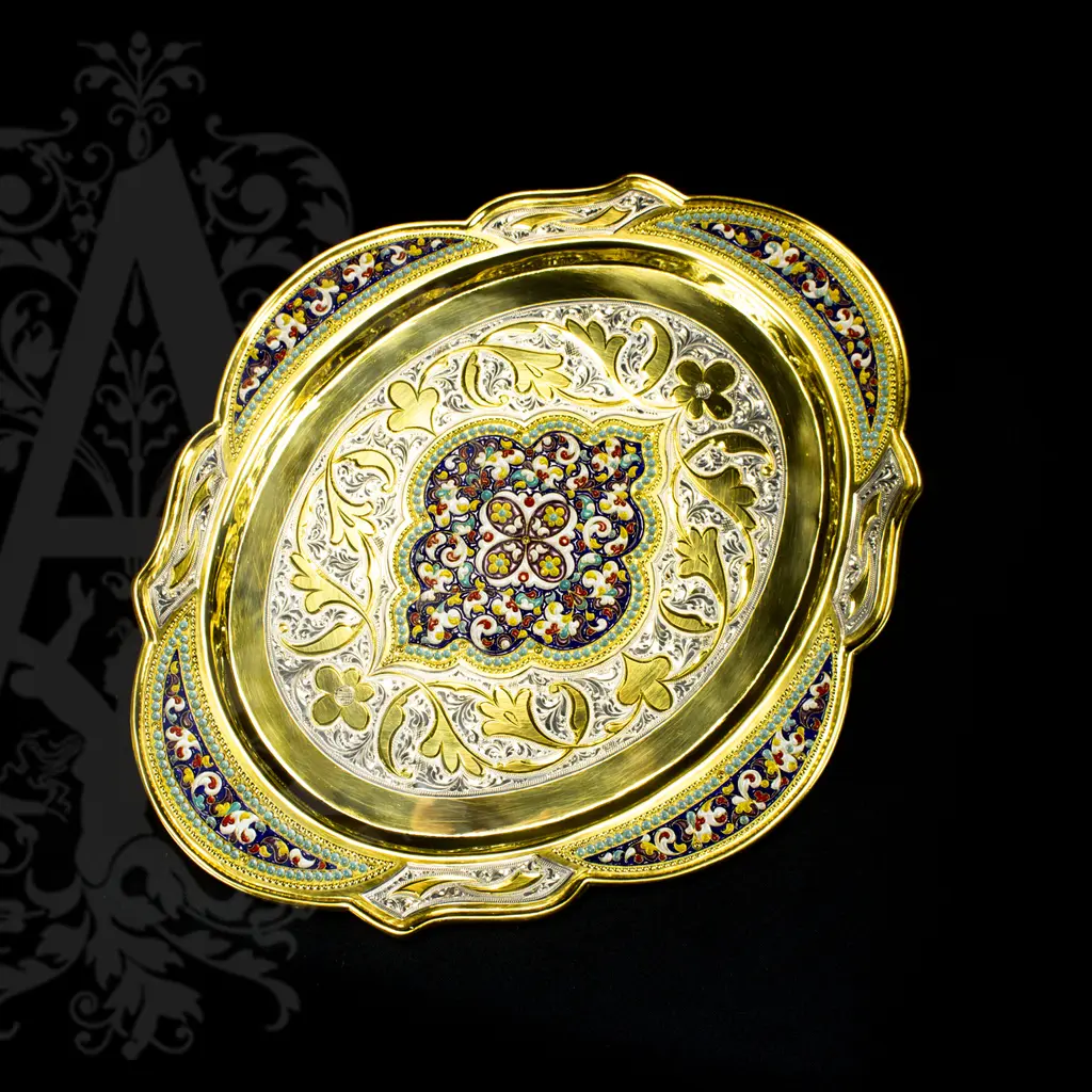 Серебряный коньячный сервиз «Царский» - фото 4