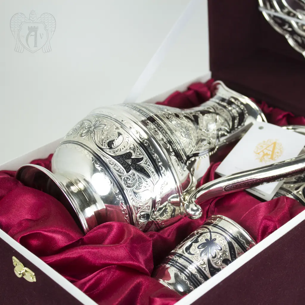 Набор для воды серебряный «Изящный век» - фото 2