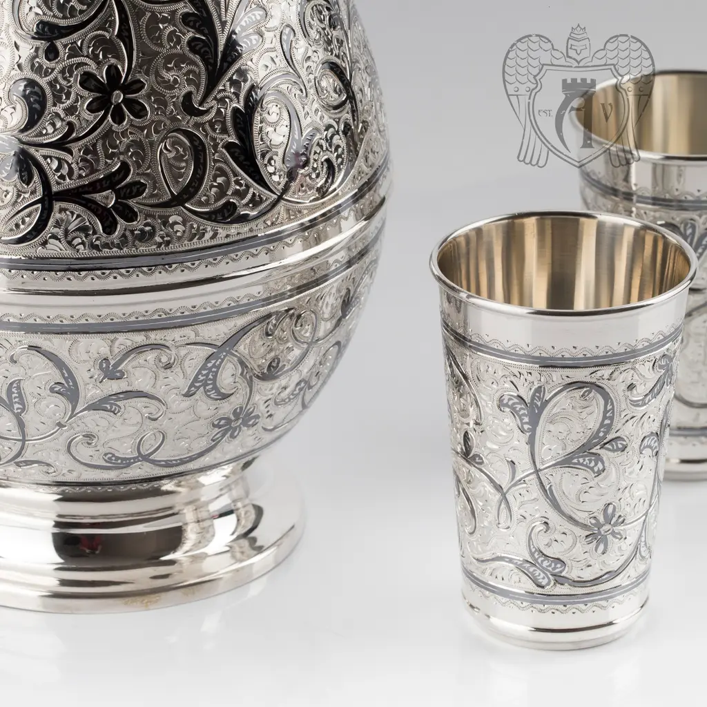 Сервиз из серебра 925 пробы для воды «Дворцовый» - фото 2