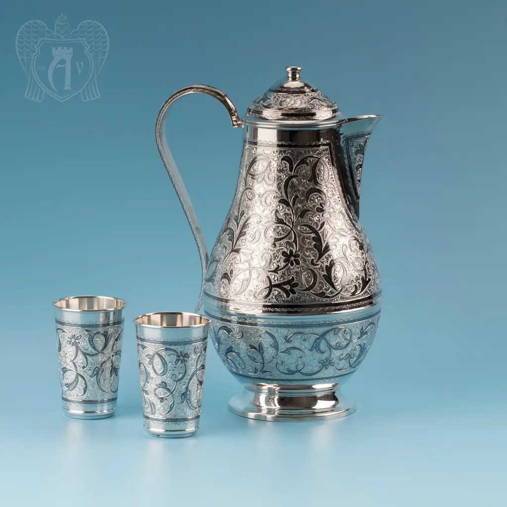 Сервиз из серебра 925 пробы для воды «Дворцовый» - фото 4