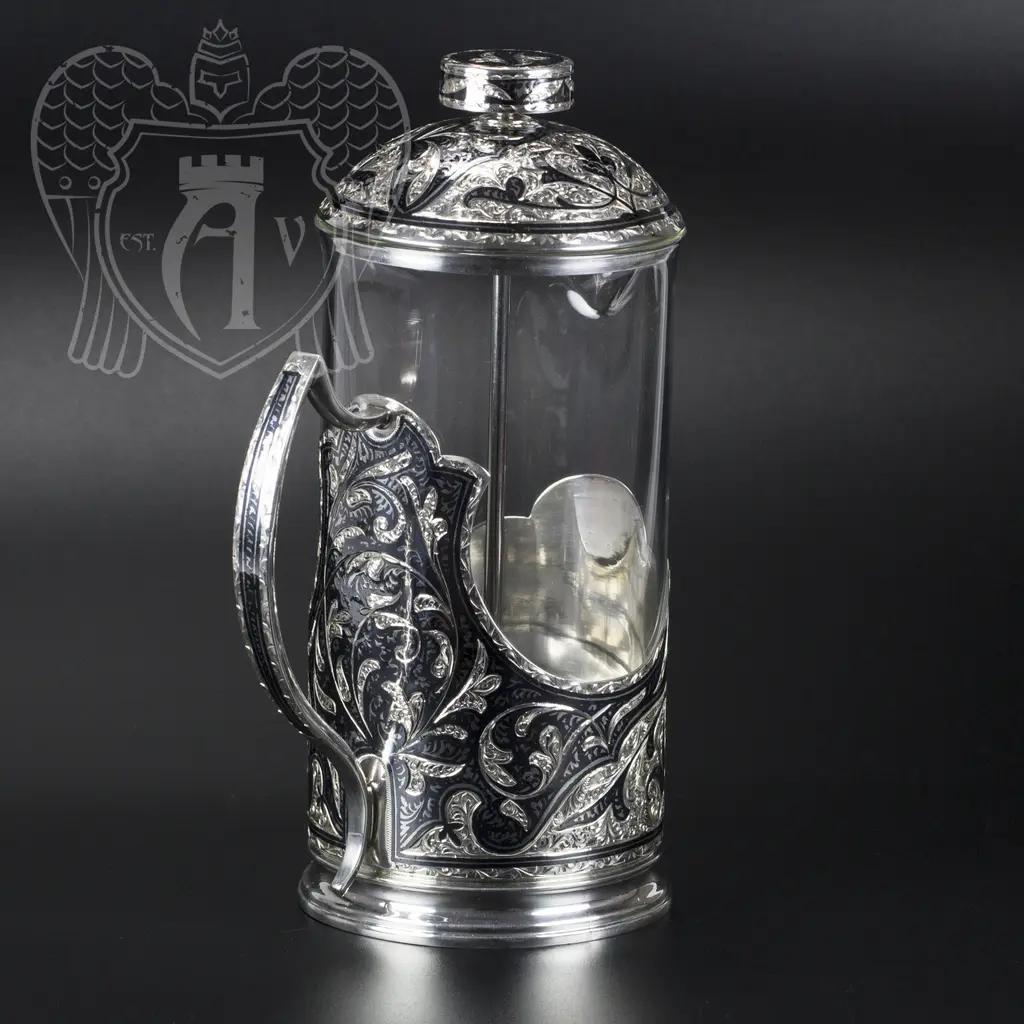 Серебряный набор для чая и кофе «Столичный» - фото 4