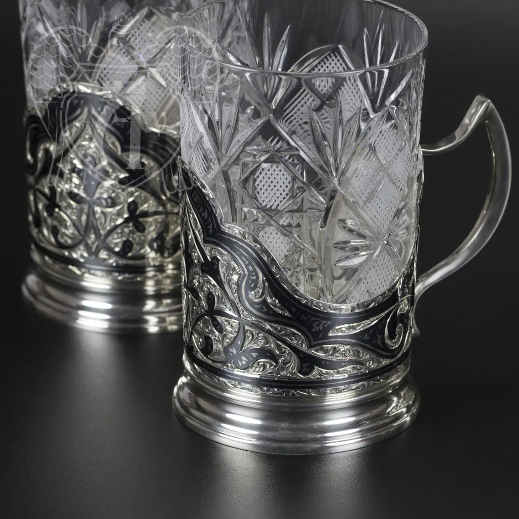 Серебряный набор для чая и кофе «Столичный» - фото 5