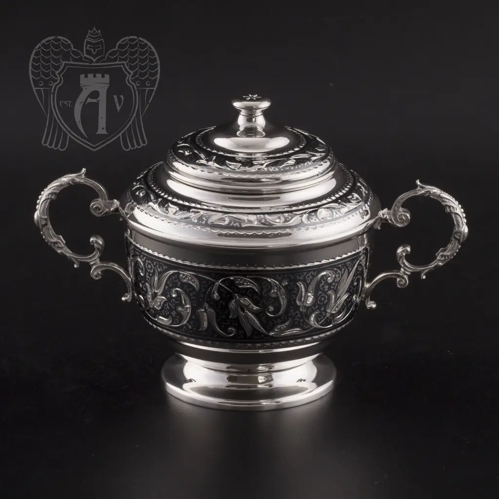 Сервиз серебряный чайный «Венеция» - фото 2