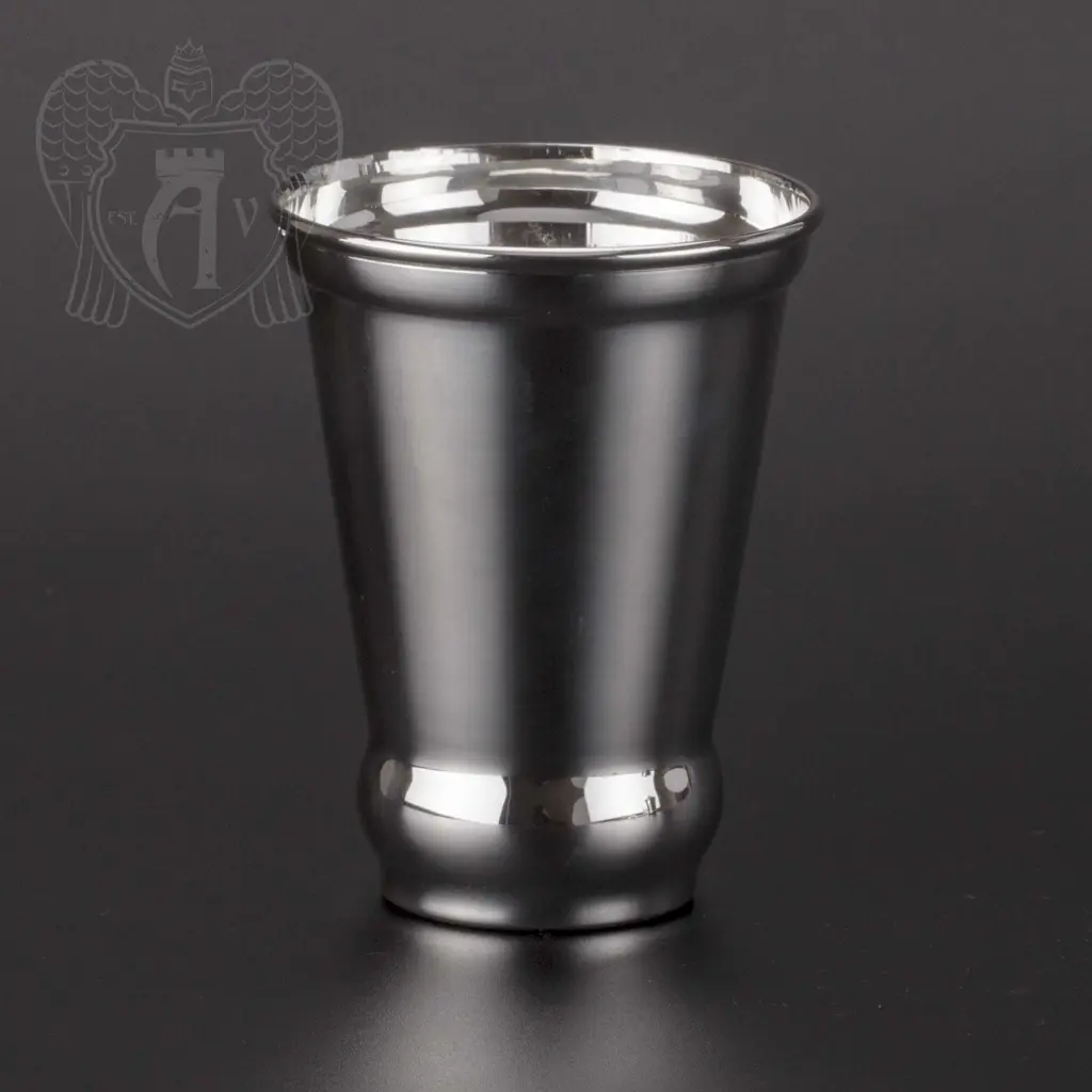 Стакан из чистого серебра 999 пробы с крышкой - фото 2