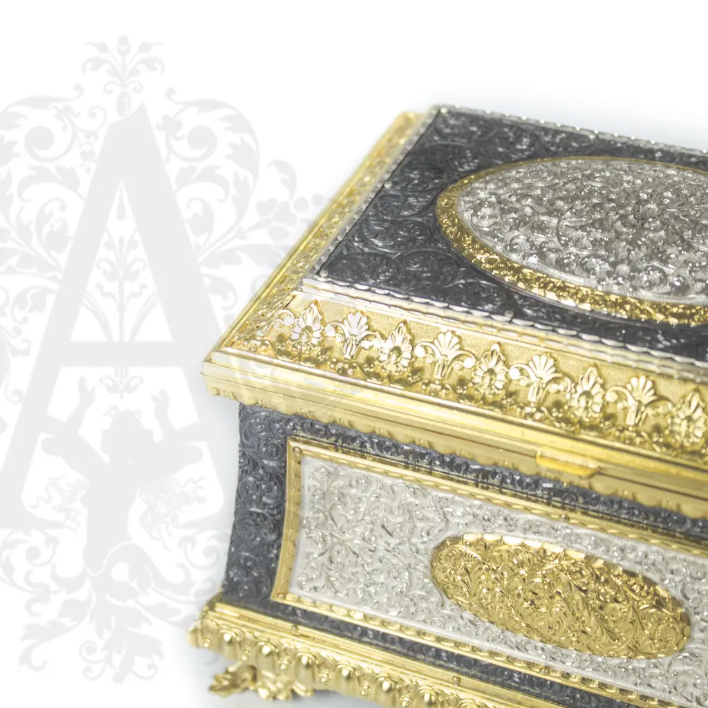 Серебряная шкатулка ручной работы «Клеопатра» - фото 6