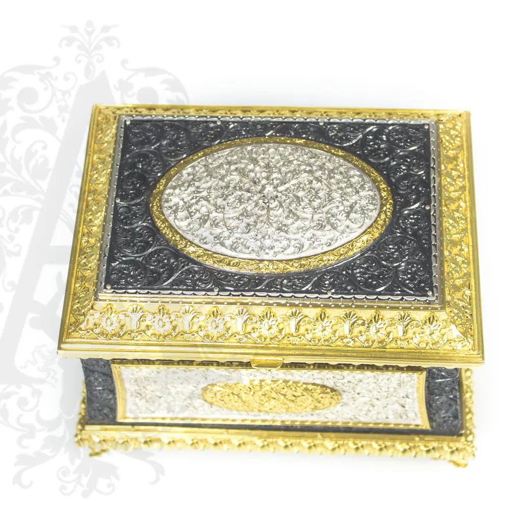 Серебряная шкатулка ручной работы «Клеопатра» - фото 5