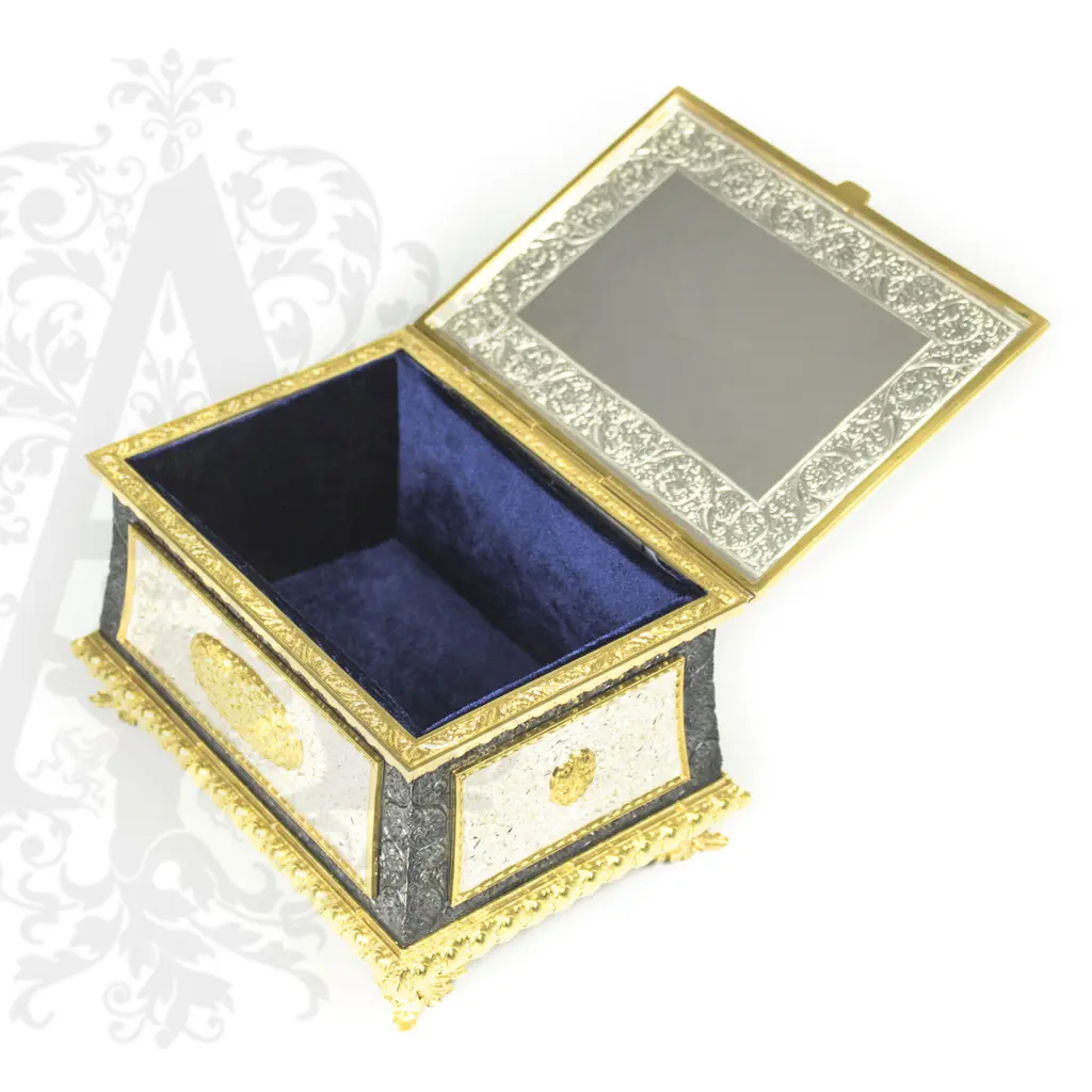 Серебряная шкатулка ручной работы «Клеопатра» - фото 4