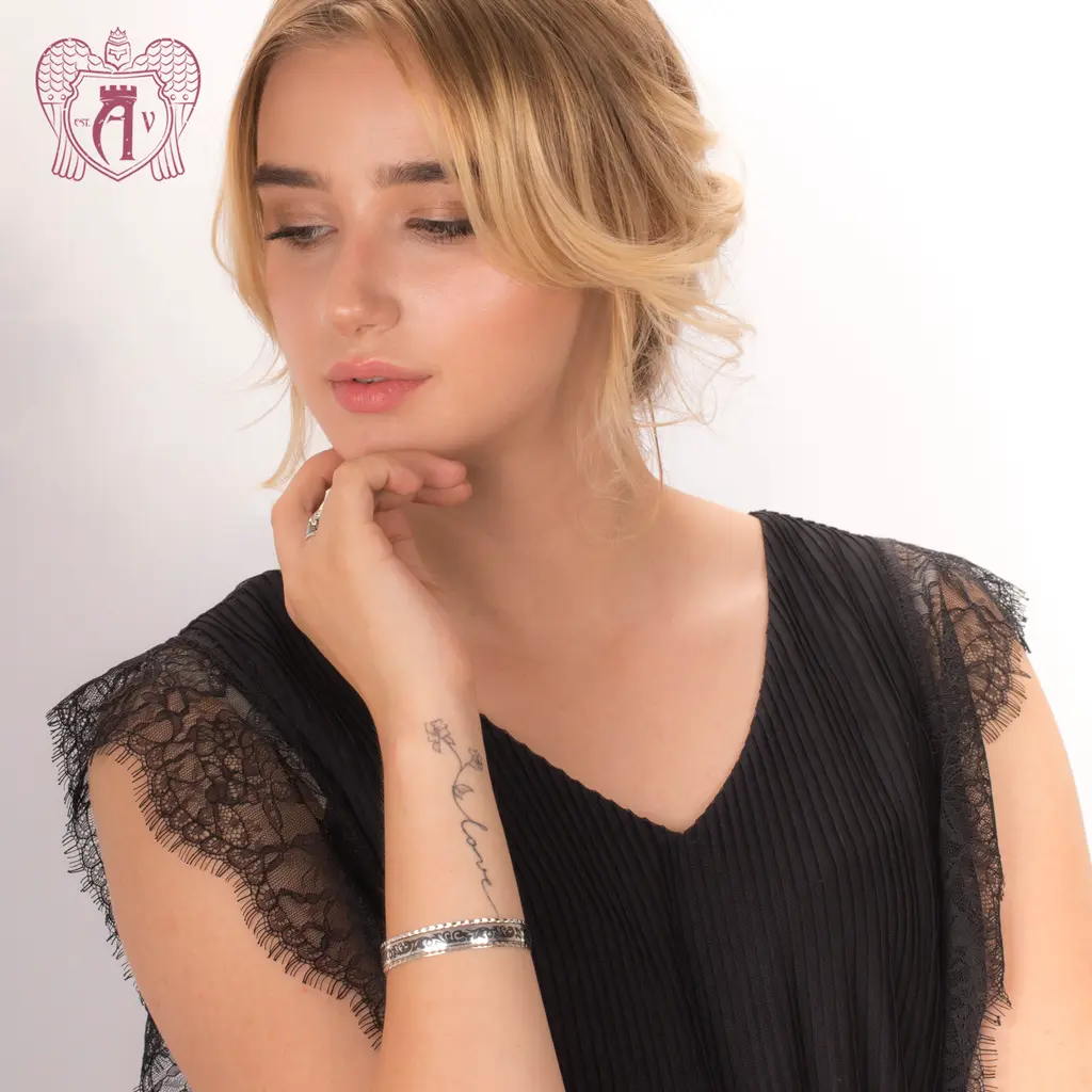 Браслет кубачинский «Иней» - фото 2