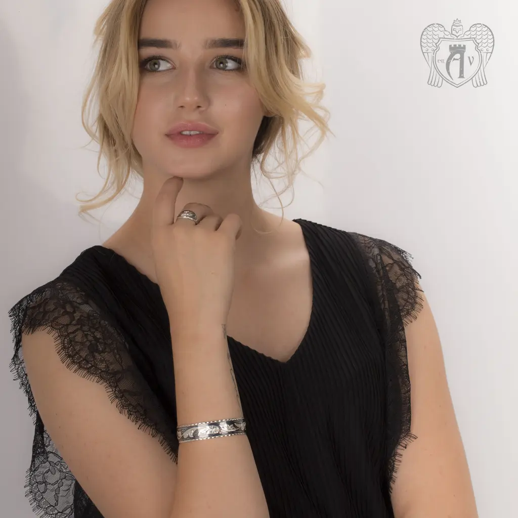 Браслет кубачинский «Тюльпан» - фото 2