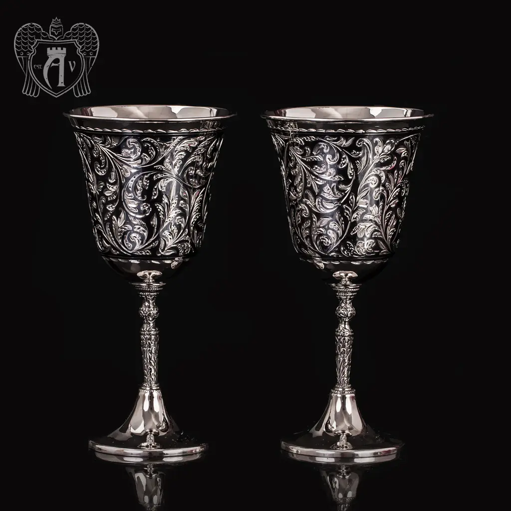 Бокалы из серебра «Клио»